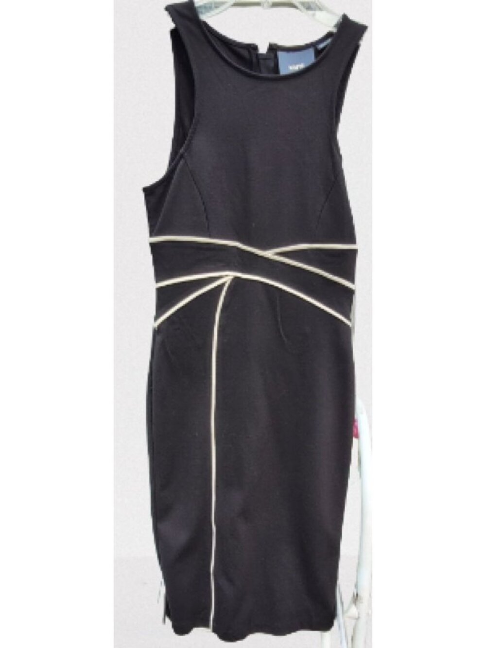 Maeve Anthropologie Crew Neck Pencil Dress Womens Size 2 Midi Sleeveless Stretch